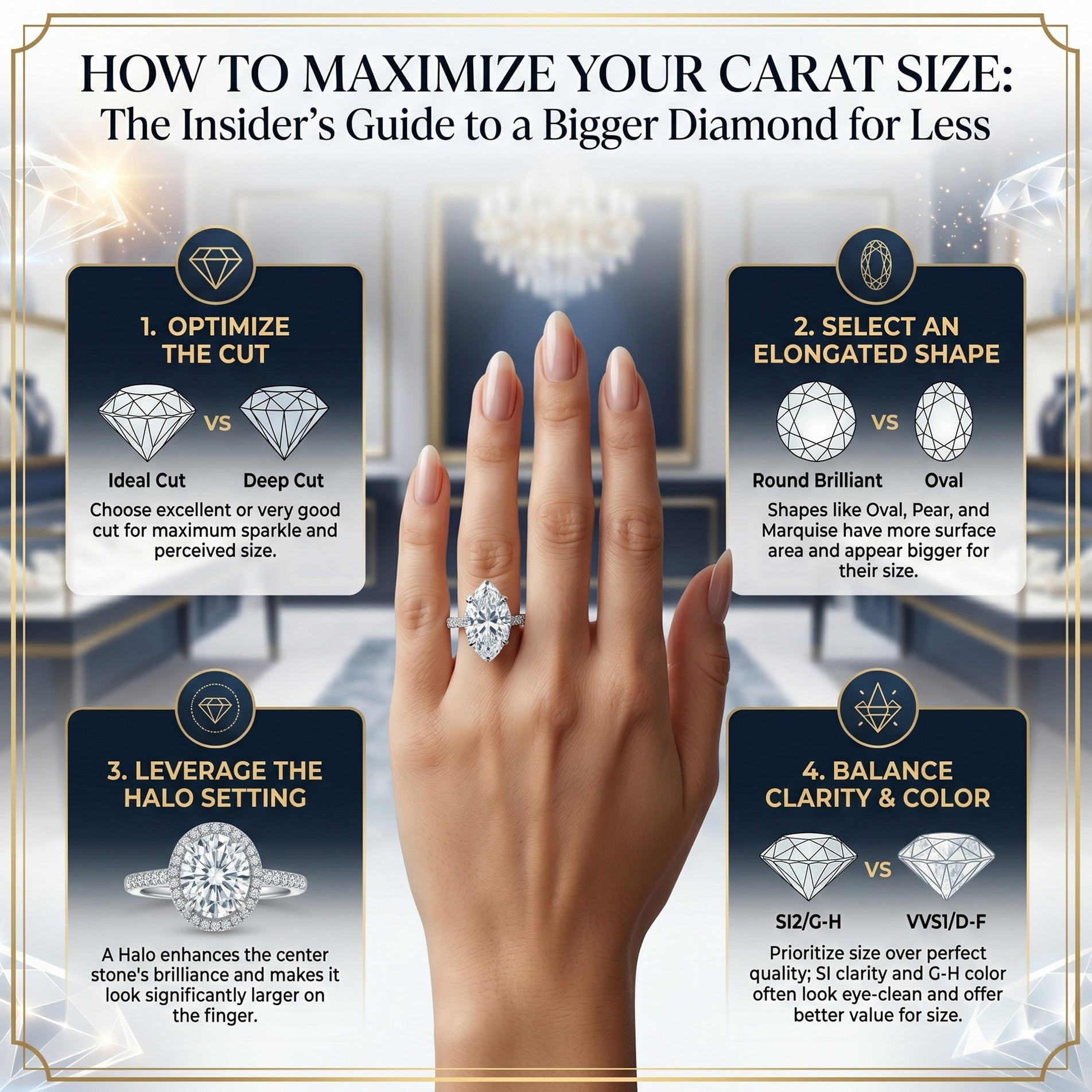 How to Maximize Your Carat Size: The Insider’s Guide to a Bigger Diamond for Less